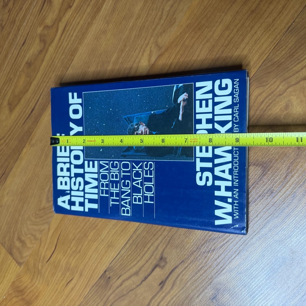 A Brief History of Time Book First Edition Stephen Hawking‎ Collector's Science - Picture 3 of 15